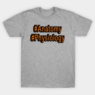 Hash Anatomy Physiology TAPP Orange T-Shirt